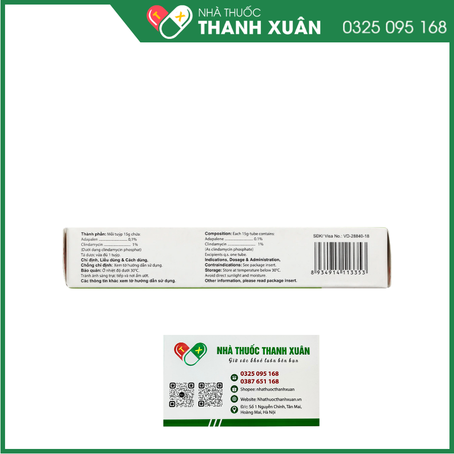 Gel bôi Maxx Acne - AC điều trị mụn trứng cá